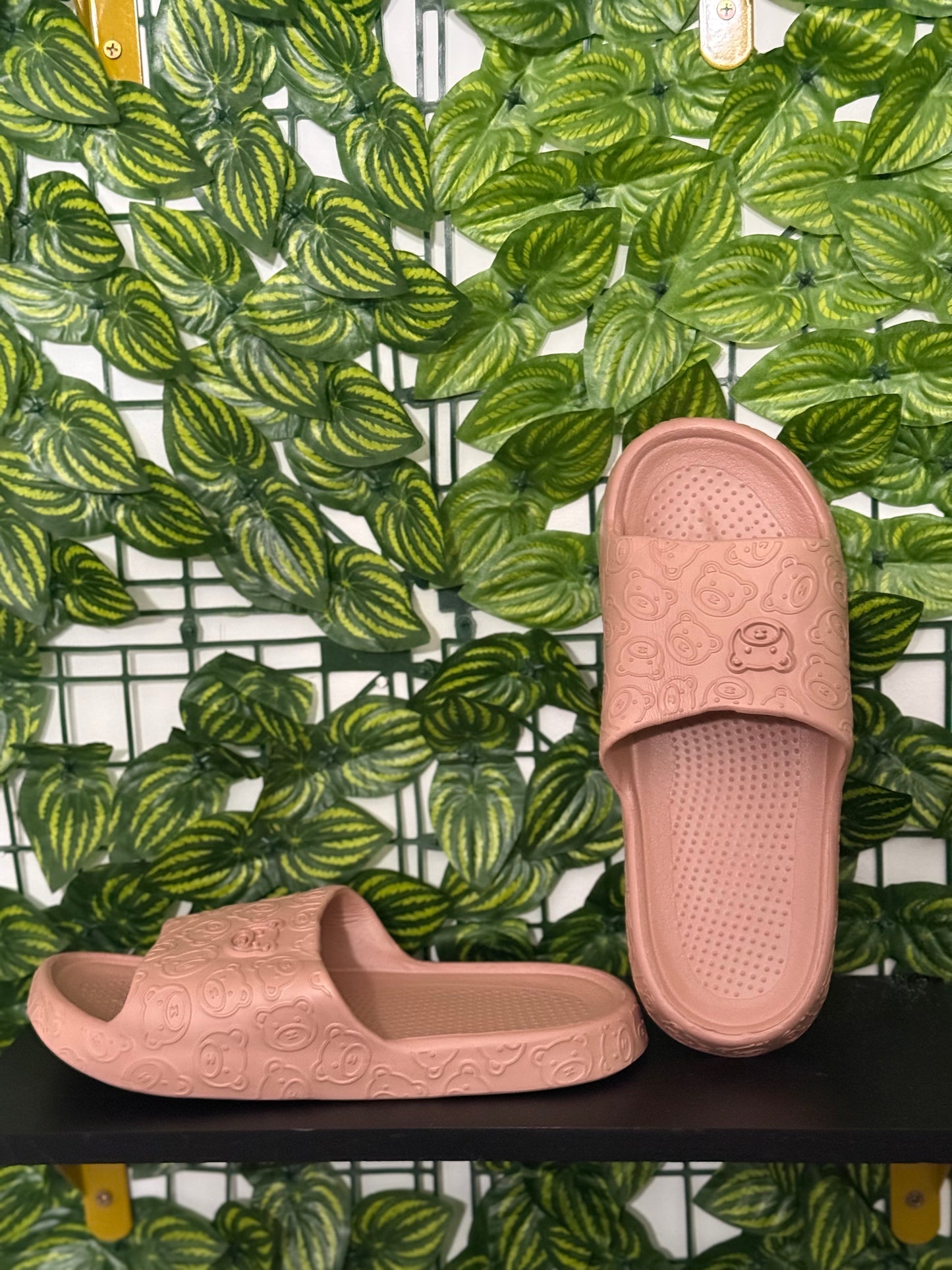 Animal Print Slides - KAKI